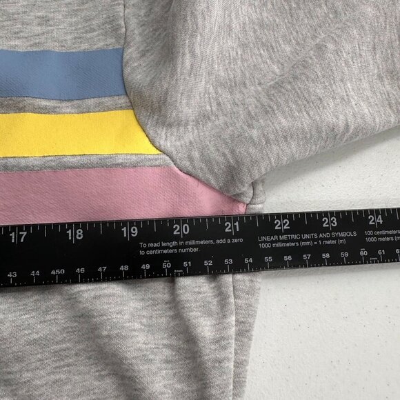 Mountain Warehouse Country To Coast Large Crewneck Sweatshirt Gray Retro Striped - Picture 4 of 7